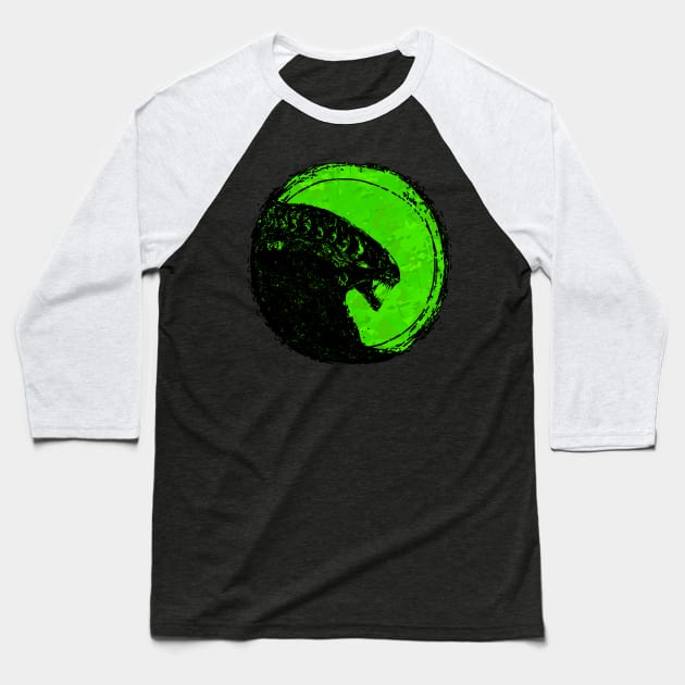 Aliens Baseball T-Shirt by OneRedFox